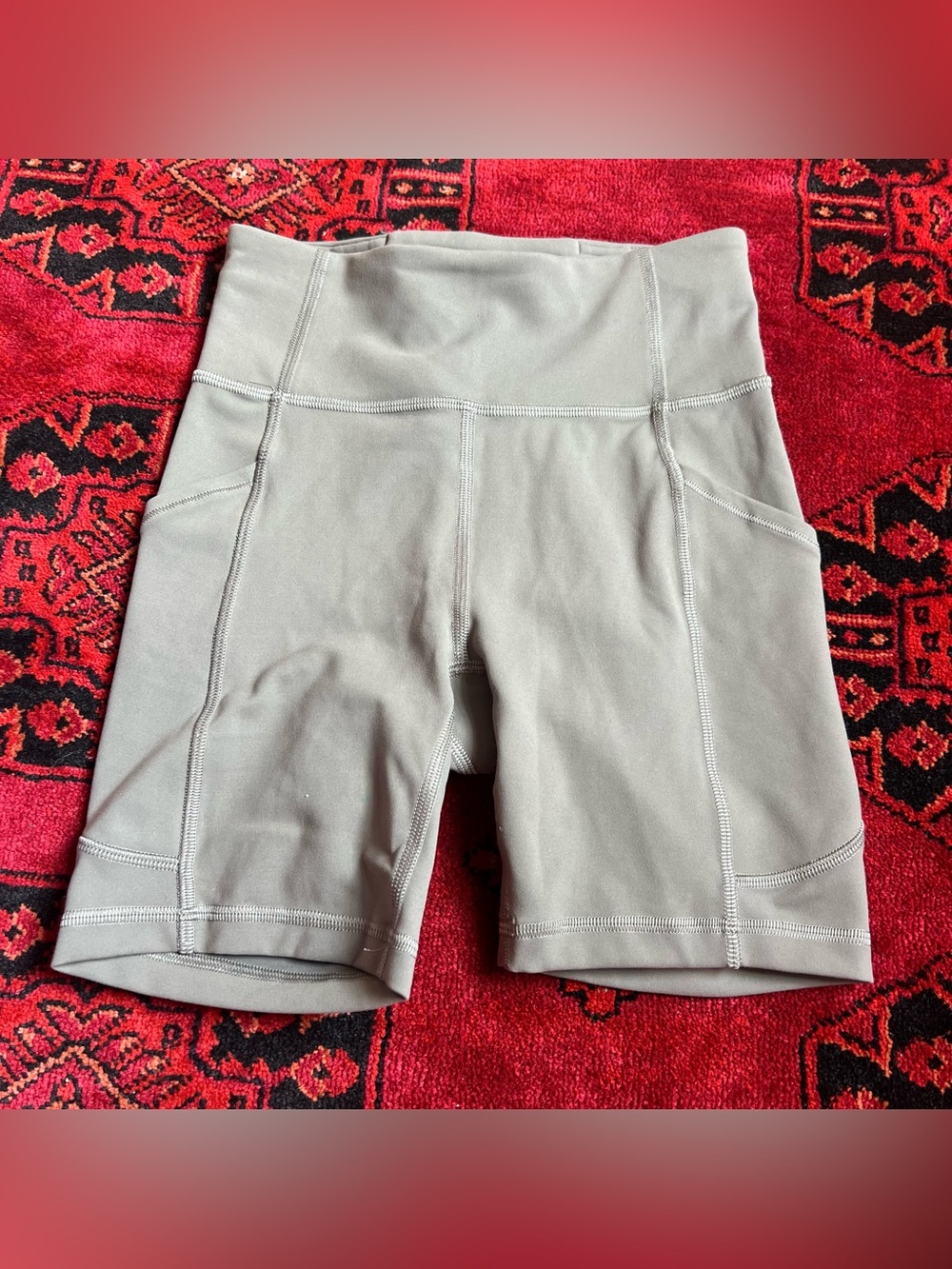 lululemon athletica High-Rise Bike Shorts - Light Sage